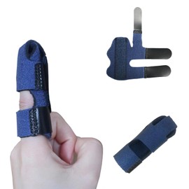 Clcyricher 指サポーター ばね指 突き指 スポーツ 保護 リハビリ 金属プレート 固定 柔軟 通気性 快適 全指適応 左右兼用 フリーサイズ 調節可能 男女 左右兼用 フィンガーラップ