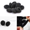 4 Pairs 55mm Foam Ear Pads for Headphones - Black