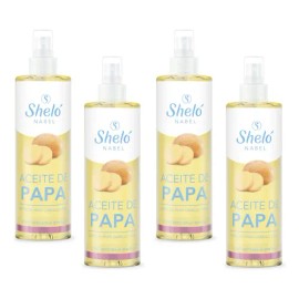 4 Aceite De Papa Reparador Piel Y Cabello 260 Ml Sheló Nabel