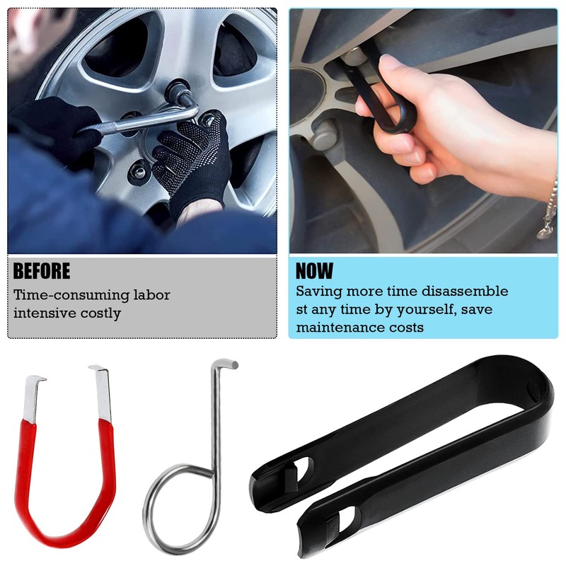 IIRC Wheel Bolt Caps Tool 6 Pieces Wheel Bolts Caps