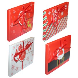 Christmas Money Wallet/Voucher Gift Box with Envelope - Pack of 4 Designs