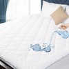HOMTEC King Size Mattress Protector Waterproof Quilted Mattress Cover Cotton
