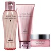 Milbon Gemile Franc Shampoo Diamond 6.8 fl oz (200 ml) + Treatment, Juicy Glossy, 6.3 oz (180 g), Melty Butter Balm, Solid Type, 1.4 oz (40 g) Set