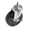 HSS 4" Casters, 3/8" Bolt, Loading Capacity 600 lbs, 4