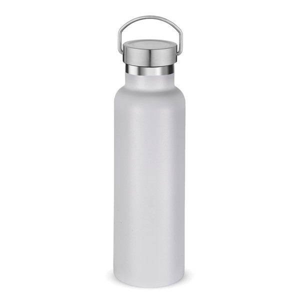 Neihepal White Stainless Steel Water Bottles,20 Ounce Vacuum Insulated Double