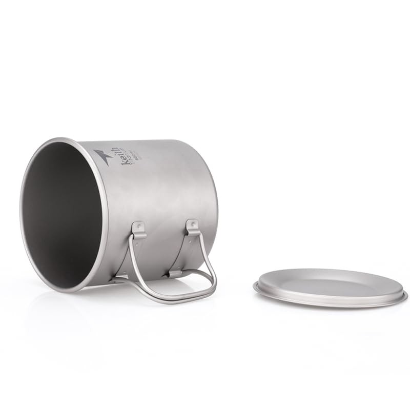 Keith 300ml / 900ml Titanium Cup Outdoor Tableware Camping Travel