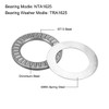 uxcell NTA1625 Thrust Needle Roller Bearings with Washers 1" Bore