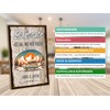 schilderkreis24: Rustic Wooden Sign - 'Zuhause ist da wo wir