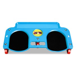 Auto Dynasty Rolling Knee Creeper Pads with 5 Swivel Castors and Tool Tray Holder for Car Garage Garden Warehouse Workshop, Small, Blue