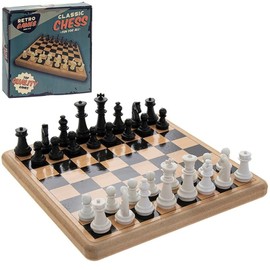 Retro Games | Chess | 1 Piece - 21x21x5 cm