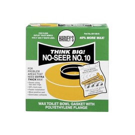 Harveys Toilet Bowl Gasket with Wax & Flange Polyethylene