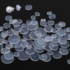 220pcs Clear Piercing Discs for Piercing Bump, 3/5/7/9 mm Transparent