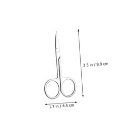 Outanaya 1Set Creative Eyebrow Scissor Tweezer Set Stainless Steel Brow Clip Tools for Eyebrow Trimming Lightweight Portable Beauty Accessories for Personal Professional Use