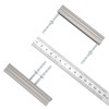 Peaha 5 Pack Adjustable Cabinet Pulls Silver Cabinet Handles for