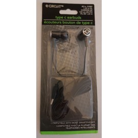 E-Circuit Earphones Headphones Earbuds Black With Type-C Connector For Android Smartphones