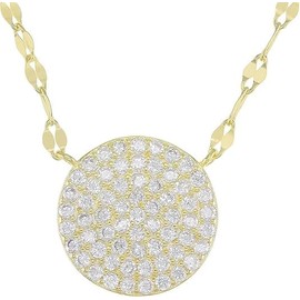 JTV - White Cubic Zirconia Necklace - Sterling Silver - Elegant & Timeless Jewelry for Women - Brilliant Cut - 0.63 CTW