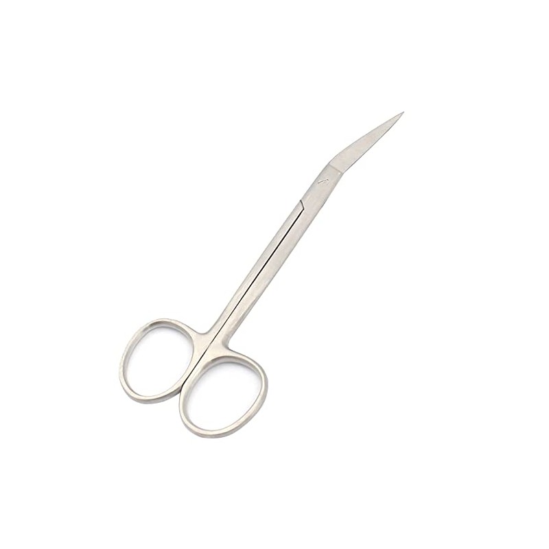 AAProTools Iris Scissors 4.5" Angled Sharp Sharp Points