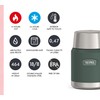 Thermos ICON Food Jar 0.47 L, Matte Green / Forest,