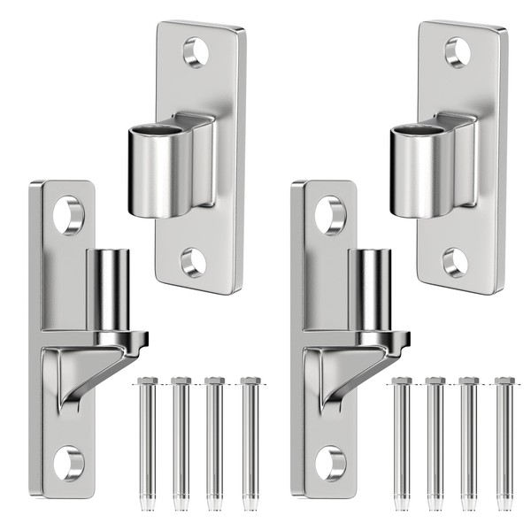Gate Hinges, 2 Pack Gate Hinges Heavy Duty, 304 Stainless
