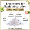 Electrolyte Powder Drink Mix 1200mg - Sugar Free Hydration Keto