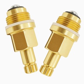 PK1100 Brass Shutoff Stem Replacement Kit for Arrowhead Hose Faucets,Sill Faucets, for One-Piece Hose Faucet Bonnet (2pcs)