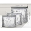 30PCS Reusable Aluminum Foil Sealable Storage Bags, Vacuum Zipper Pouches,
