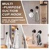 Supopular Reusable Heavy Duty Suction Cup Hooks for Kitchen/Bathroom/Shower -