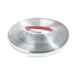 Flaconi Chrome Trim,Chrome Strips for Cars,Car Accessories Automotive Chrome Trim Molding,Window Decorative Strip,Car Body Chrome Trim for Truck RV Motor Exterior Interior Door Window Bumper (12mm*5M)