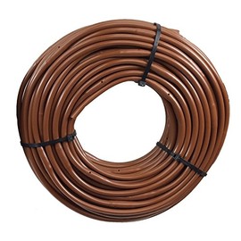 1/4" Poly Dripline 12" Spacing 0.5 GPH 100' Brown Drip Tubing