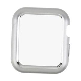 WOONEKY Smart Watch Protective Cover Aluminum Protective Case for Series 1 2 3 38mm Silver Watch Case