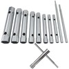 LADEPROS Tubular Socket Spanner Set 8 Pieces 6-22 mm Double-Sided