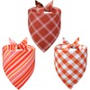 Agroon Thanksgiving Dog Bandanas Small 3PCS, 6 Pattern Fall Scarf