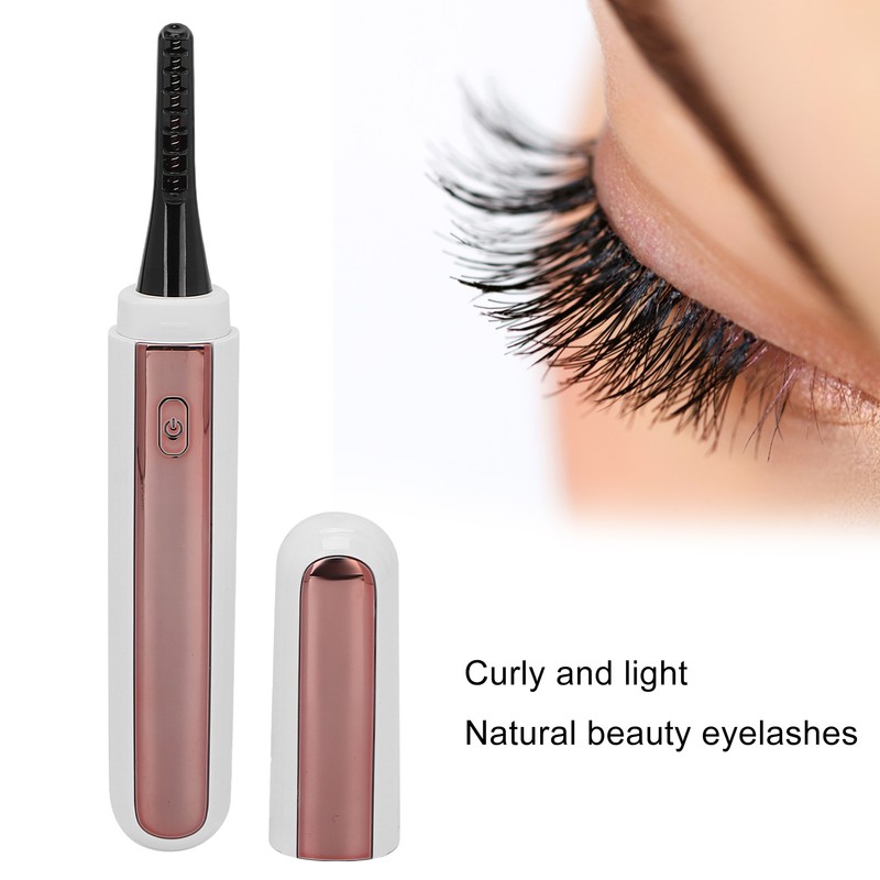Electric Eyelash Curler USB Rechargeable 4 Level Temp Heated Eyelash