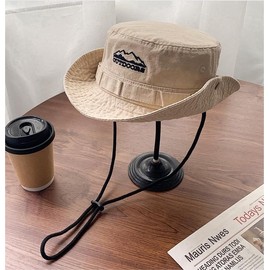 Karsaer G0080 Safari Hat, Men's Hat, Spring, Summer, Autumn, 2-Way Adventure Hat, Sun Hat, UV Hat, Foldable, Includes Chin Strap, UV Protection, Cowboy Hat, Unisex, Fishing, Mountain Climbing, Hiking,