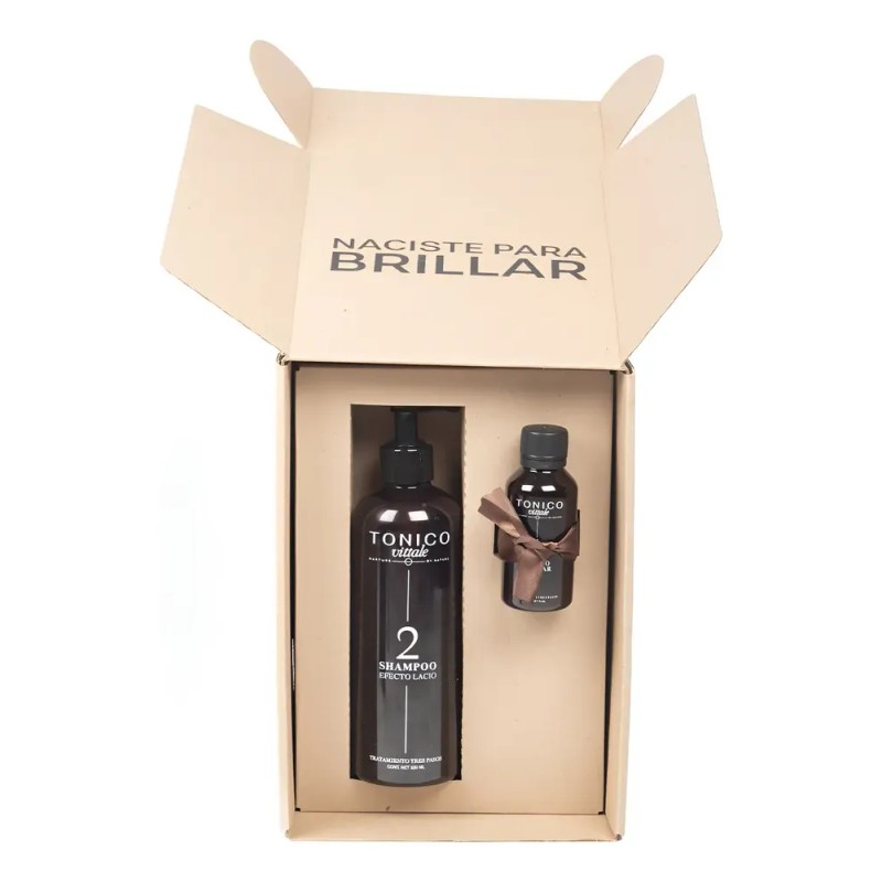 Tonico Vittale Kit Tónico+ Shampoo Crecimiento Cabello Lacio