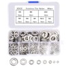 Flat Washers 360 Piece Set Flat Washers Stainless Steel M2