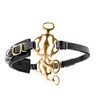 AMKA Hackamore Baroque with 3 Rings Noseband Leather Black Suits