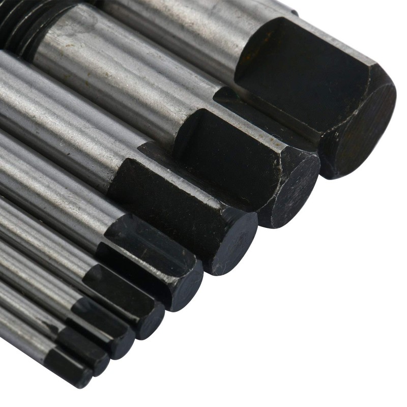 FreeTec 8pcs Water Pipe Screw Extractor Set, Damaged Screw Broken