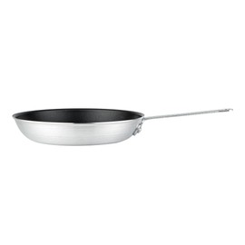 Restaurantware-Met Lux 10 Inch Fry Pan, 1 No-Stick Frying Pan - Induction-Ready, Triple-Riveted, Black Aluminum Cooking Skillet, Durable, For Searing, Sautéing, And Browning Food