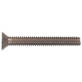 Hillman 4032 10-32 x 1-1/4 in. Stainless Steel Flat Head Phillips Machine Screw (15-Pack), 1.25 inches