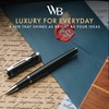 Wordsworth and Black Rollerball Pen - Luxury Pen - Chrome
