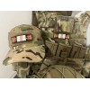 Afghanistan Campaign Medal Ribbon Patch With Vlcro -Veteran Owned-