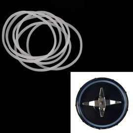 White Rubber Gasket Sealing Replacement Parts for Magic Blender, 6 Pack