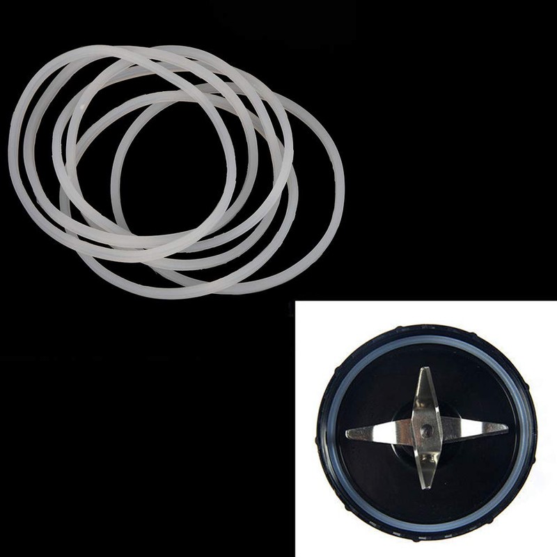 White Rubber Gasket Sealing Replacement Parts for Magic Blender, 6