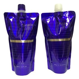 Milbon MILBON Pramia Hair Serum Shampoo M & Treatment M 400mL Each Refill Set