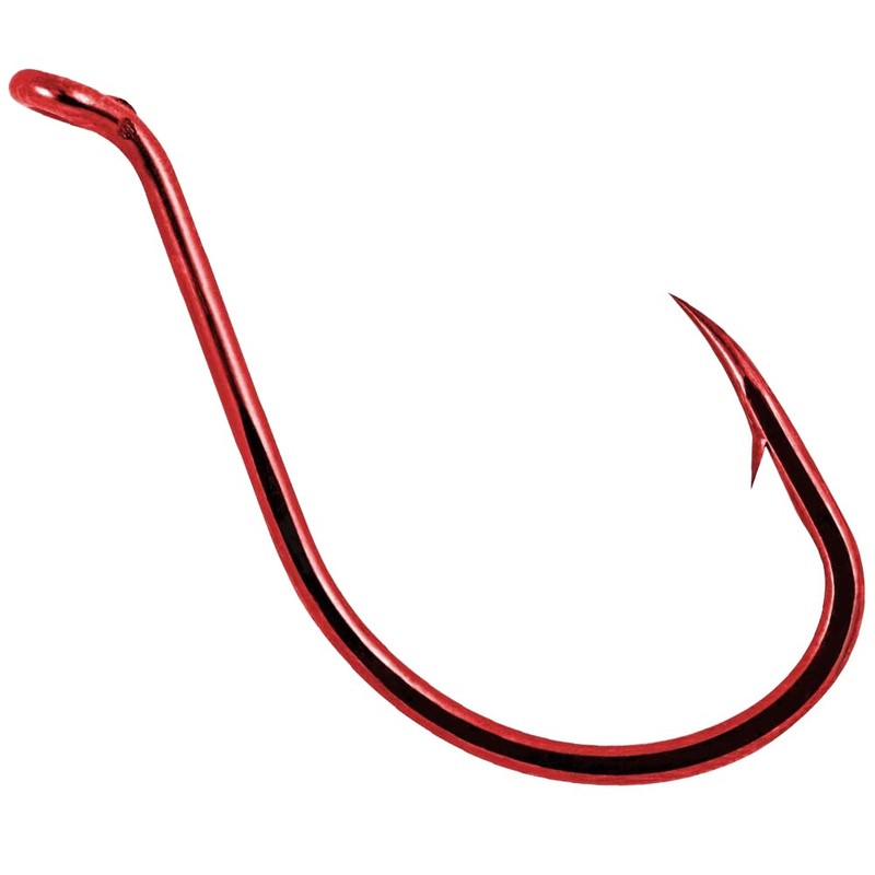 Octopus-Hook-Fishing-Beak-Circle-Hooks-Freshwater-Red-Black-100-50 Pack (1-Red, 4/0 50-Pack)
