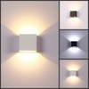 LED Wall Lamp Modern Hallway Wall Lights 6W 6500K Up