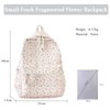 PORRASSO Backpack Casual Daypack Women Lightweight Rucksack Large Nylon Bookbag