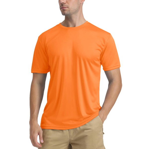 TACVASEN Men's Short Sleeve Sun Protection Shirts UPF 50+ Rashguard