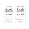 Atelier Elegance Custom Address Labels, Any Last Name, Any Address,